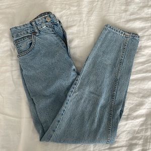 Zara Cropped Straight Leg Jeans